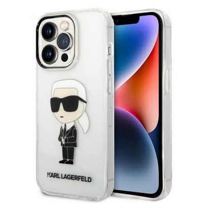 Karl Lagerfeld Hard Case IML NFT Ikonik iPhone 14 Pro max - Clear-